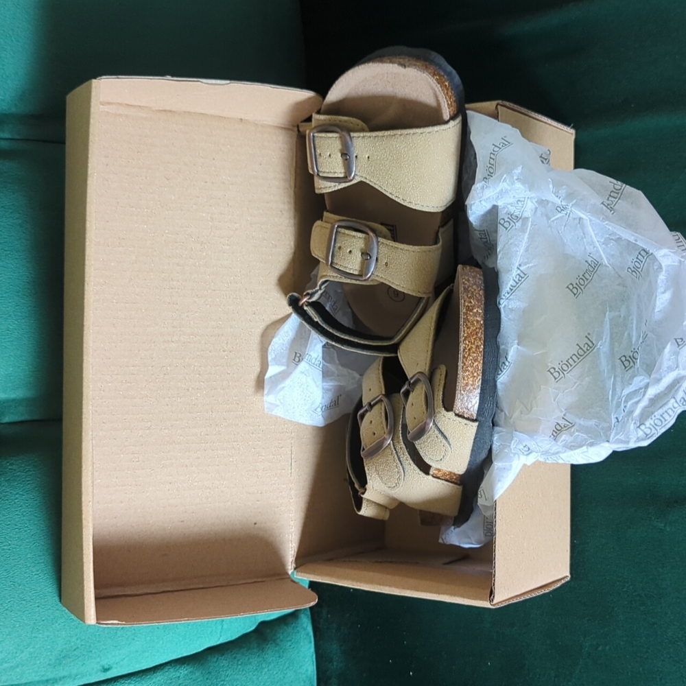 Bjorndal sandals. Toddler Size 6. Brand New with box.